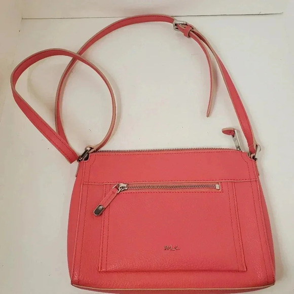 Ralph Lauren Paley Leigh Pink Crossbody - Picture 4 of 11
